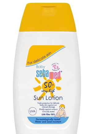 Sebamed Baby Sun Losyon SPF+ Bebekler için Güneş Losyonu